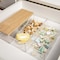 Martha Stewart Brody Clear Plastic Storage Organizer Bins W/ Light Natural Paulownia Wood Lid, Med 7.5in x 3in, 3PK BE-PB4516-3WD-CL-NT-MS - alternate 8